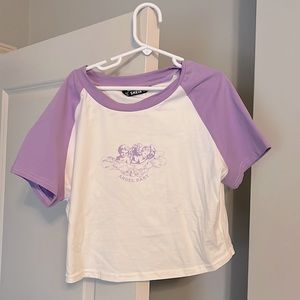 Shein size medium purple angel baby tee